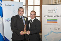 Denis Maheux, récipiendaire du prix Homage bénévolat Québec 2019